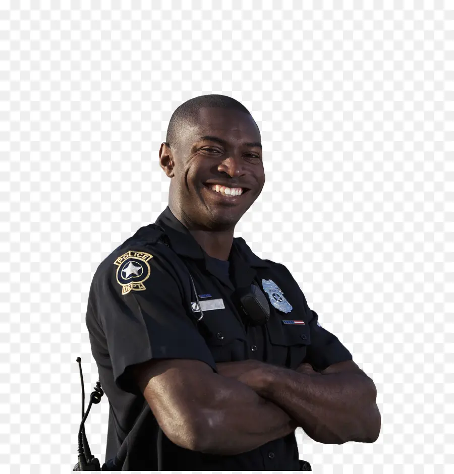 Policier Souriant，Uniforme PNG