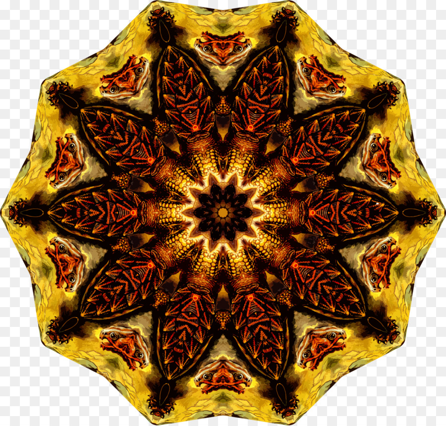 Mandala Coloré，Modèle PNG