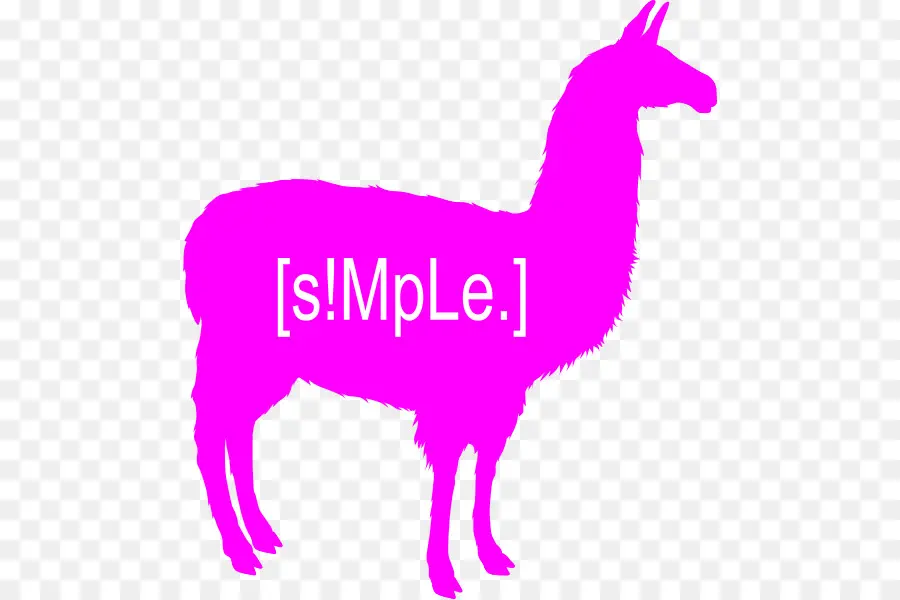 Lama Rose，Silhouette PNG