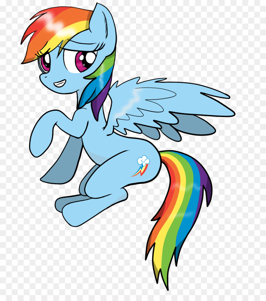 Poney Arc En Ciel，Coloré PNG