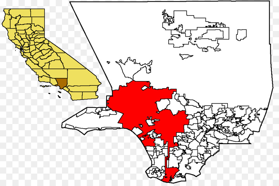 Los Angeles，Municipales Annexion Aux états Unis PNG