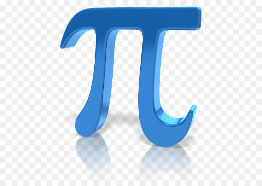 Symbole Pi，Bleu PNG