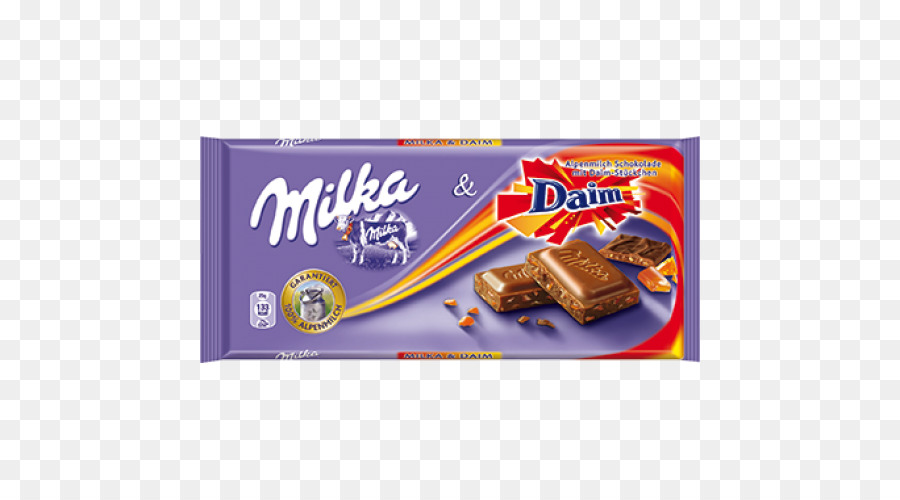 Chocolat Milka，Daim PNG