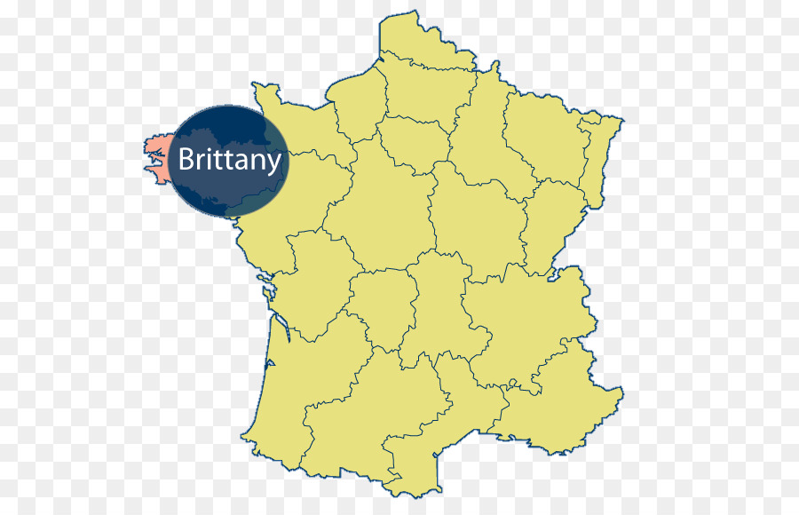 Les Régions De France，Bretagne PNG
