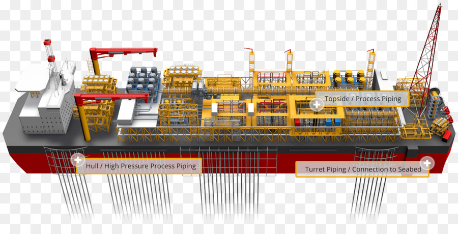 Plate Forme Pétrolière，Au Large PNG