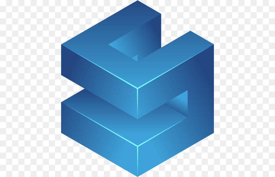 Cube Bleu，Géométrie PNG