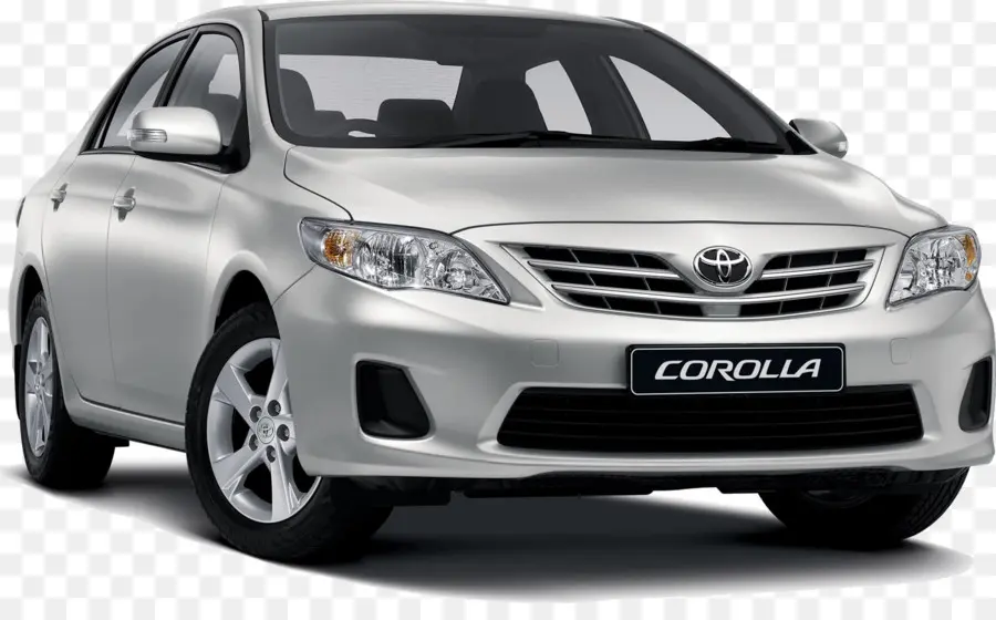 Toyota Corolla Argent，Véhicule PNG