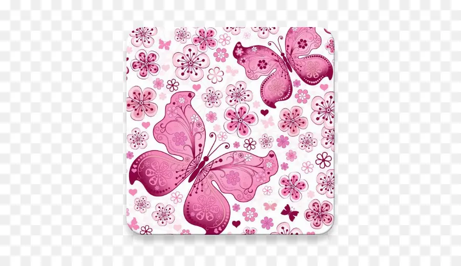 Papillons，Rose PNG