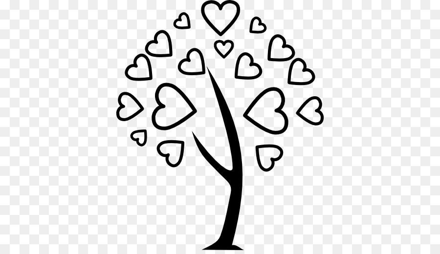 Arbre Coeur，Amour PNG