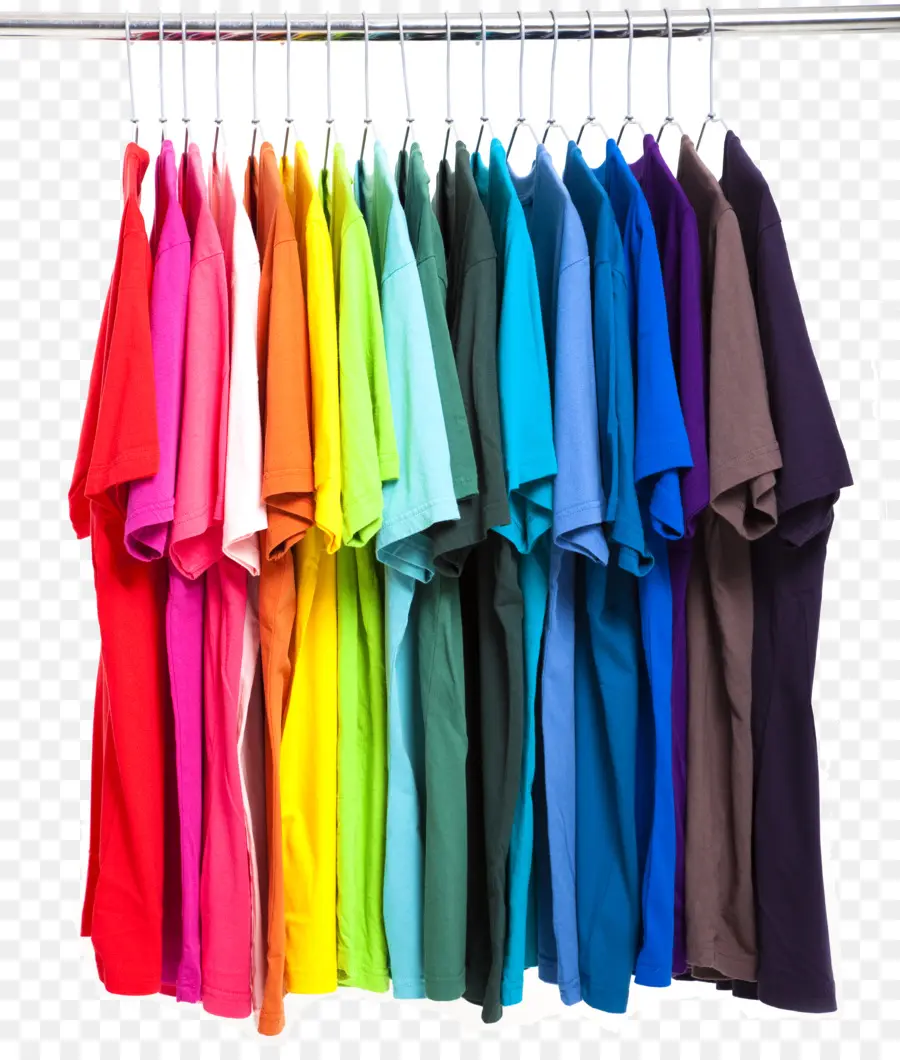 T Shirts Colorés，Cintres PNG