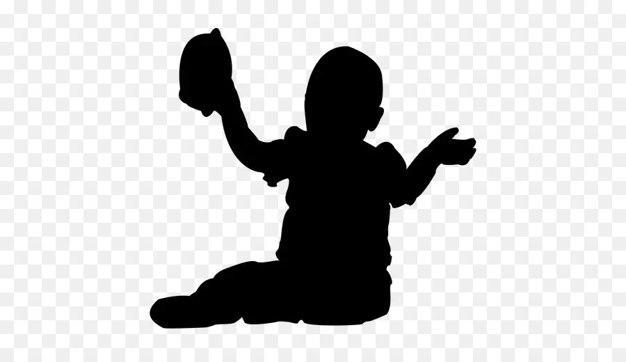 Silhouette Enfant，Enfant PNG