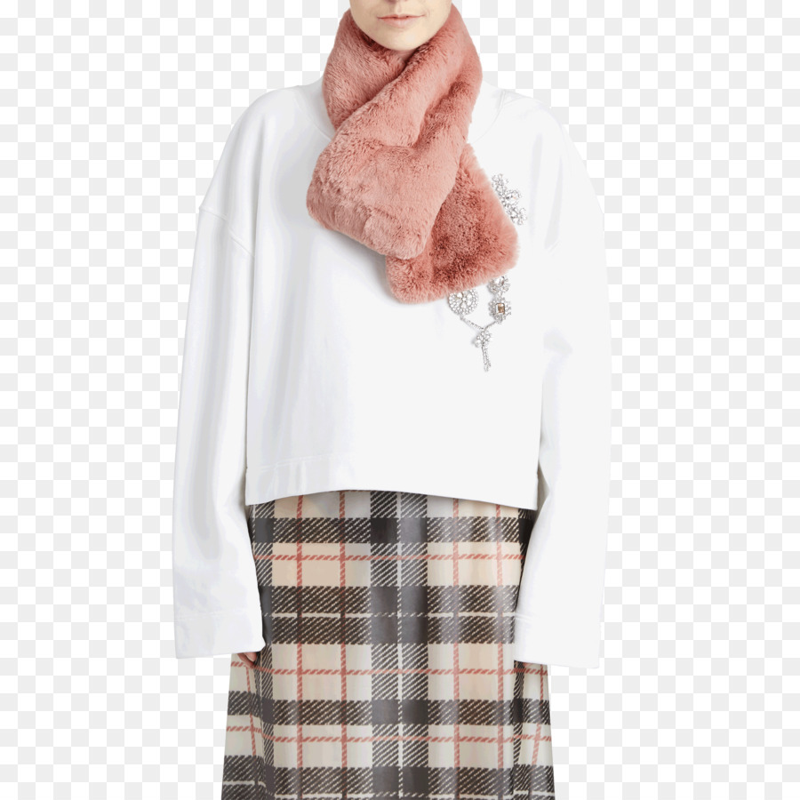 Écharpe Rose，Pull Blanc PNG