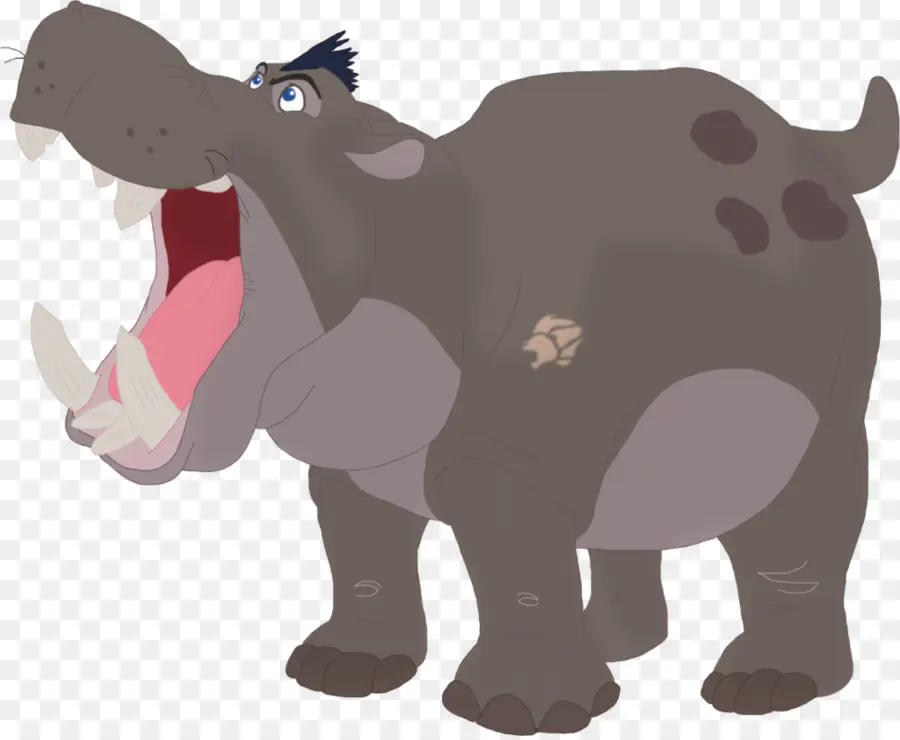 Hippopotame De Dessin Animé，Animation PNG