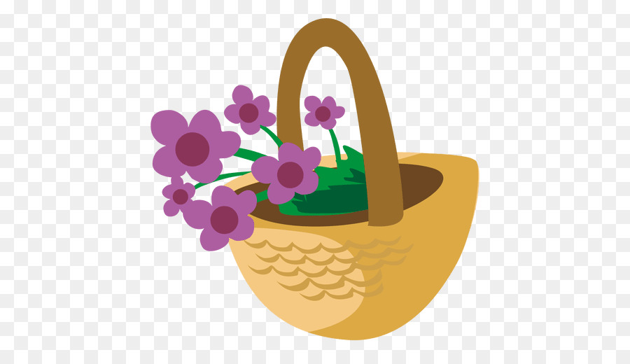 Panier De Fleurs，Panier PNG