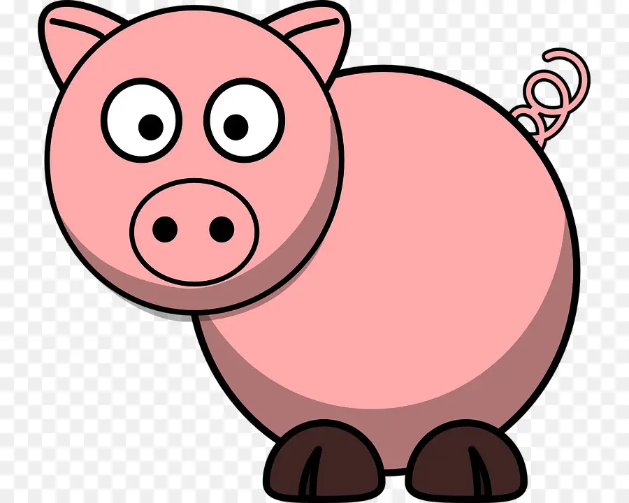 Cochon Mignon，Dessin Animé PNG