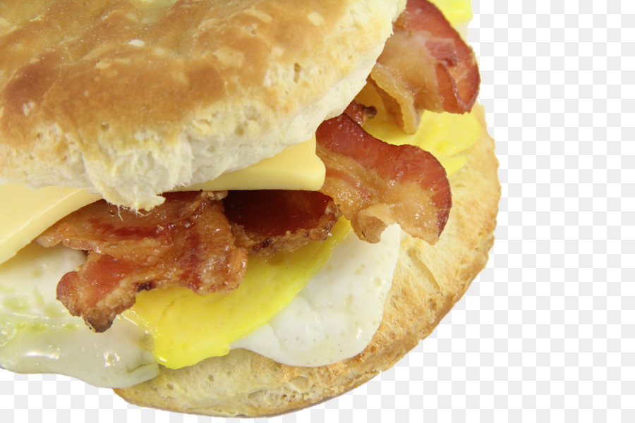 Sandwich Au Petit Déjeuner，Lard PNG