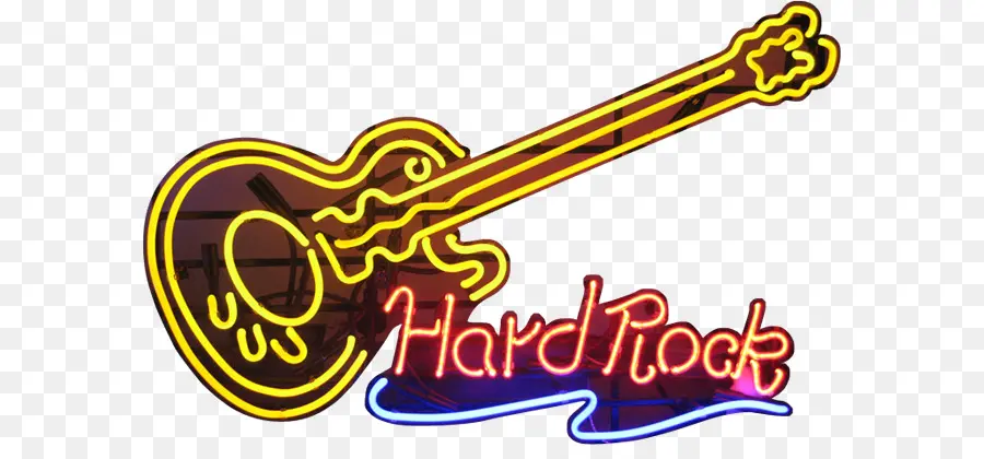 Guitare Néon，Hard Rock PNG