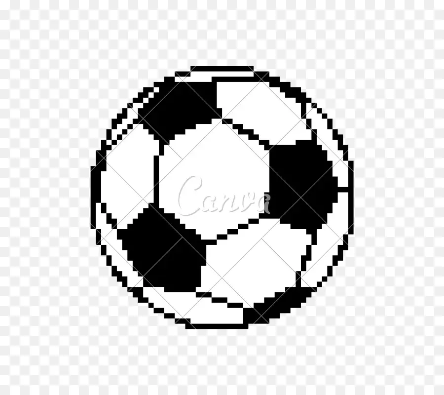 Ballon De Football Pixel，Football PNG