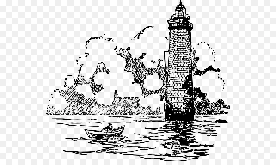 Dessin，Phare PNG