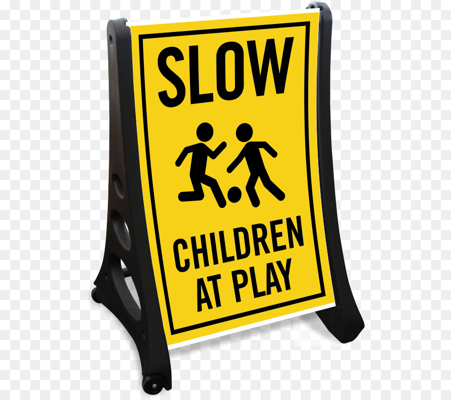 Les Enfants Lents En Jeu，Panneau De Signalisation PNG