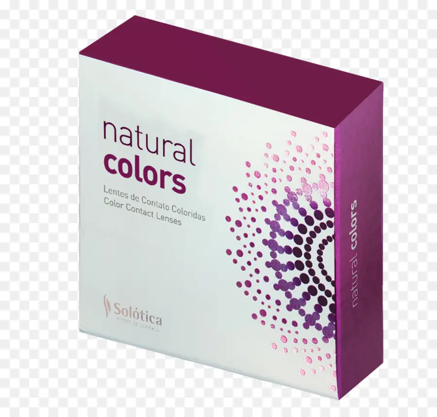 Boîte De Lentilles De Contact De Couleurs Naturelles，Lentilles De Contact PNG