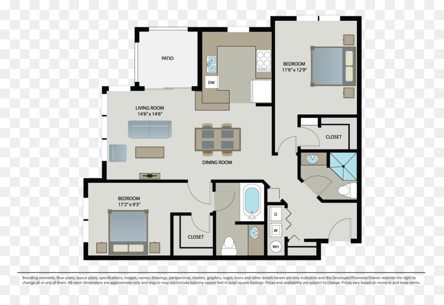 Plan D'étage De L'appartement，Mise En Page PNG