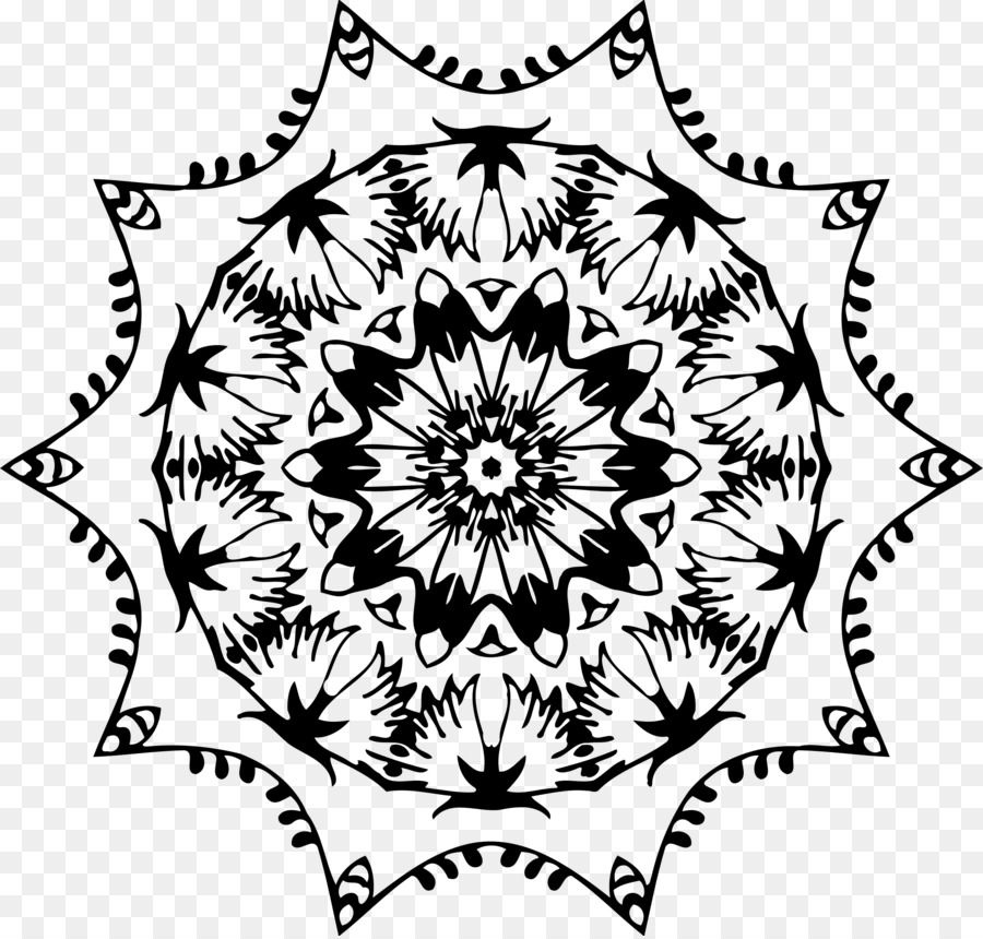 Mandalas，Floral PNG