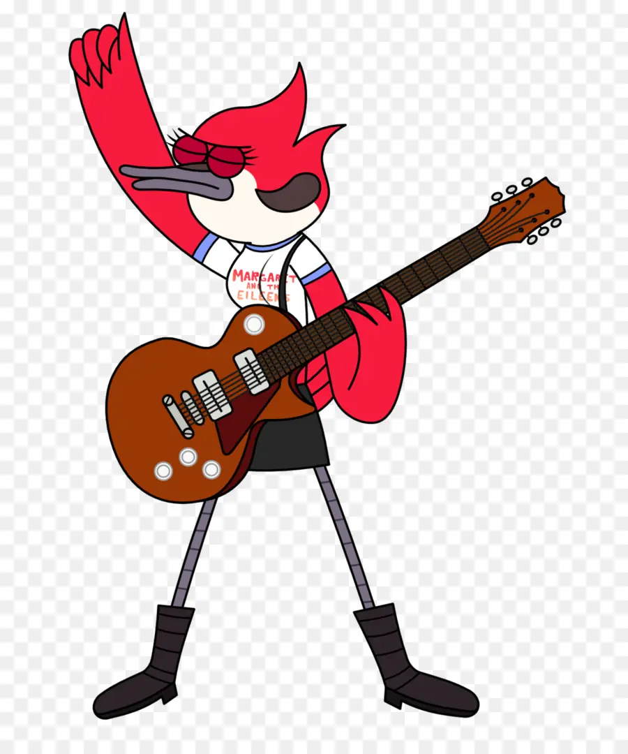 Oiseau De Dessin Animé Avec Guitare，Guitare PNG