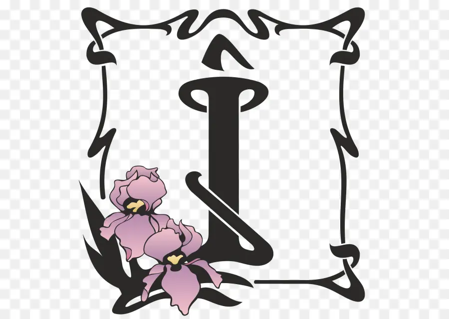 Lettre，Art Nouveau PNG