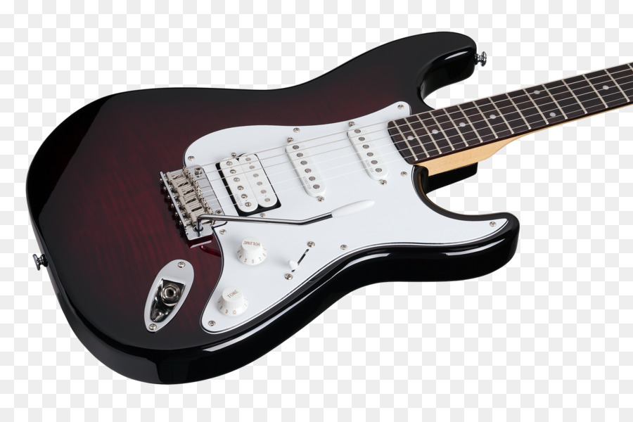 Guitare électrique Noire，Cordes PNG