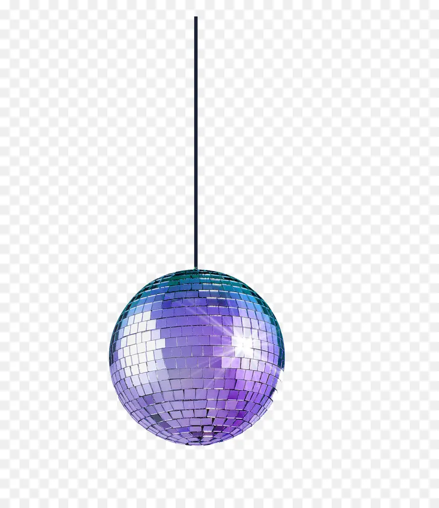 Boule Disco Violette，Faire La Fête PNG