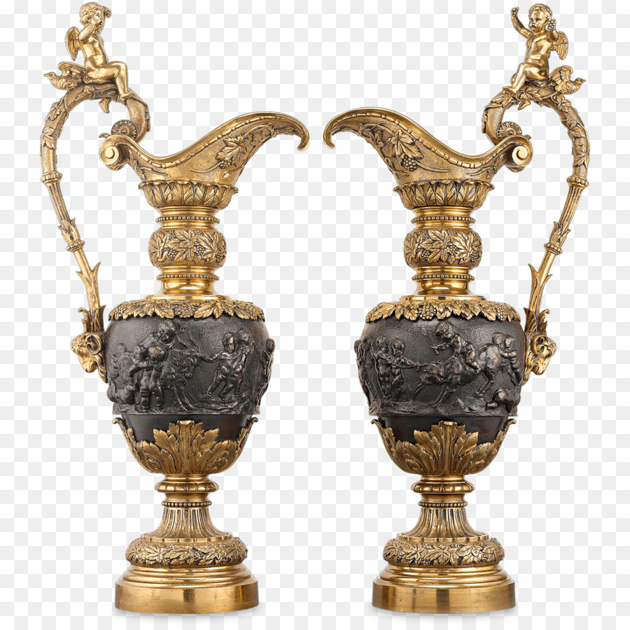 Vases Anciens，Or PNG