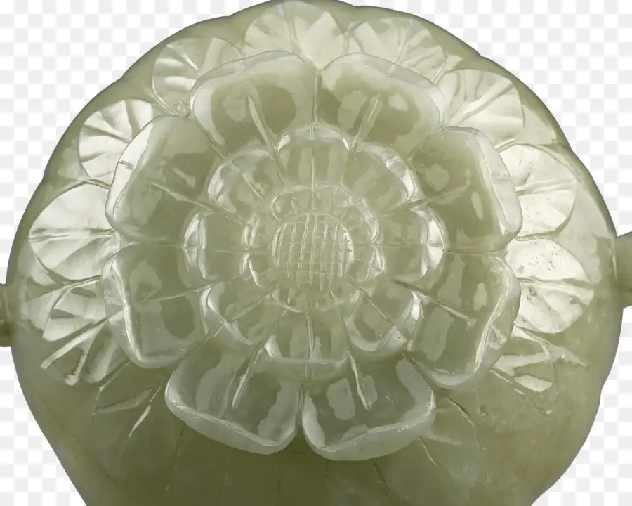 Sculpture De Fleur De Jade，Sculpture PNG