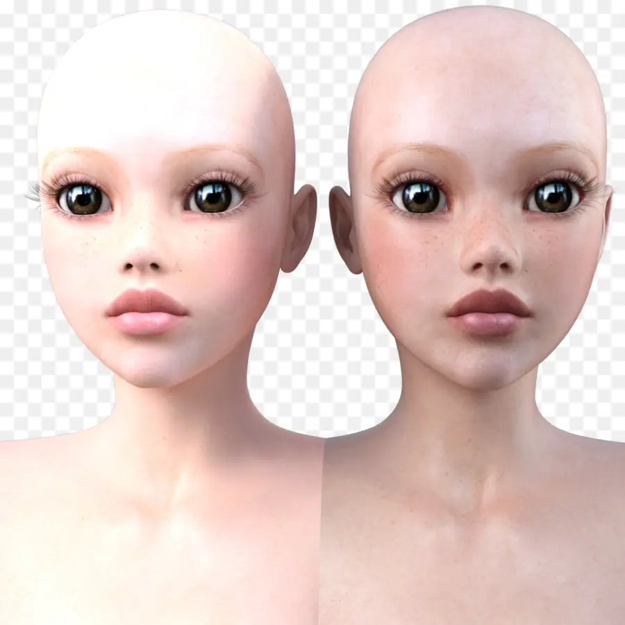 Visages De Poupées 3d，Poupée PNG