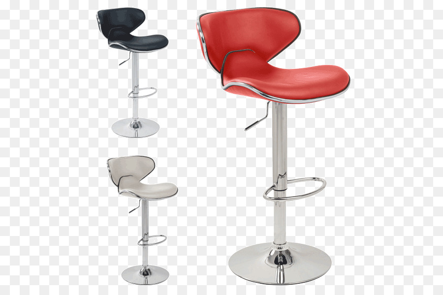 Chaise Rouge Et Noire，Tabouret PNG