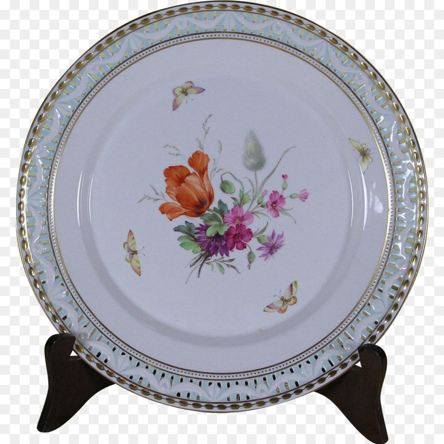 Assiette Décorative，Floral PNG