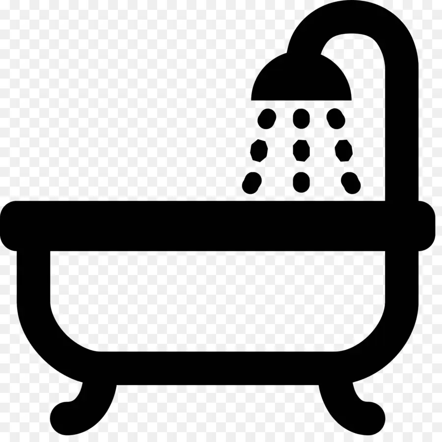 Icône De Douche Et De Baignoire，Salle De Bain PNG