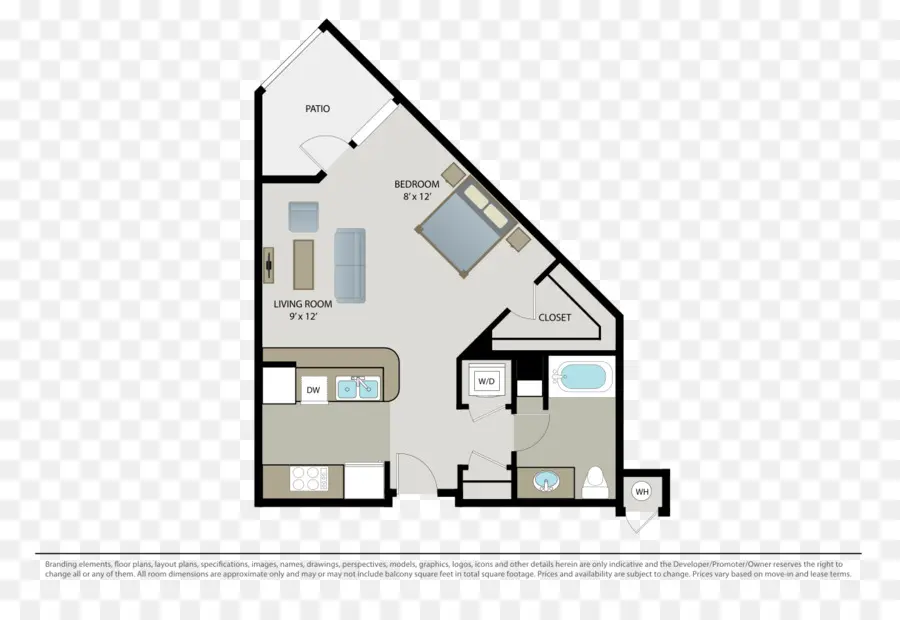 Disposition De L'appartement，Plan D'étage PNG