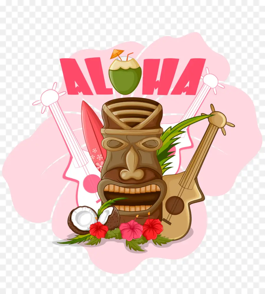 Masque Tiki，Aloha PNG