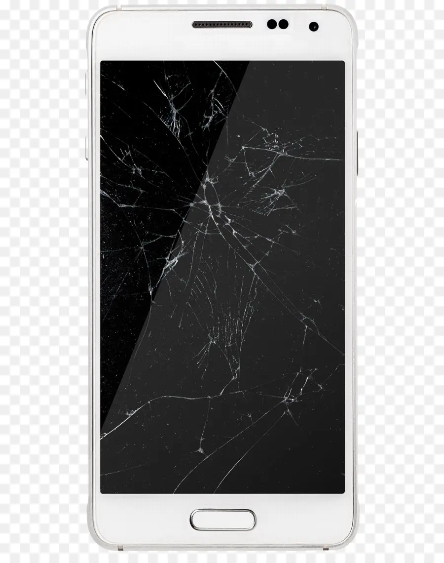 Écran De Téléphone Fissuré，Smartphone PNG