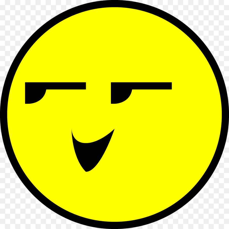 Visage Souriant Jaune，Émoji PNG