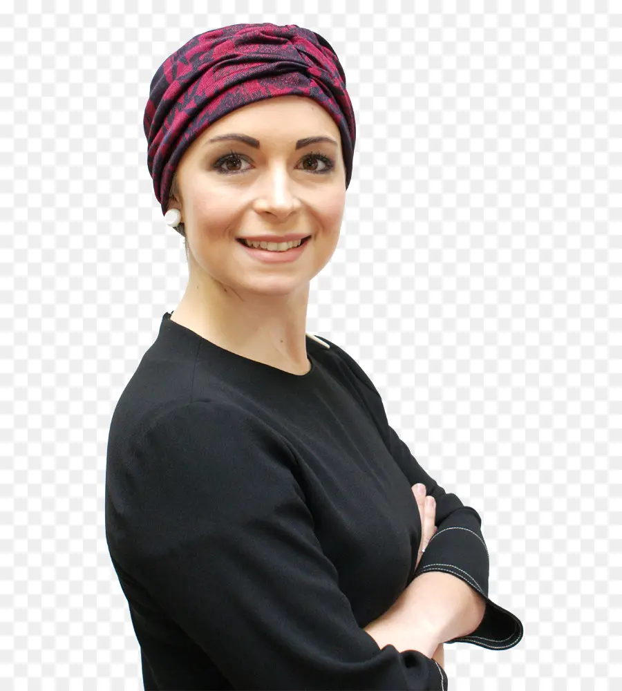 Femme Souriante Avec Foulard，Femme PNG