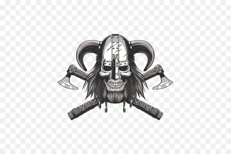 Royaltyfree，Crâne De Viking PNG
