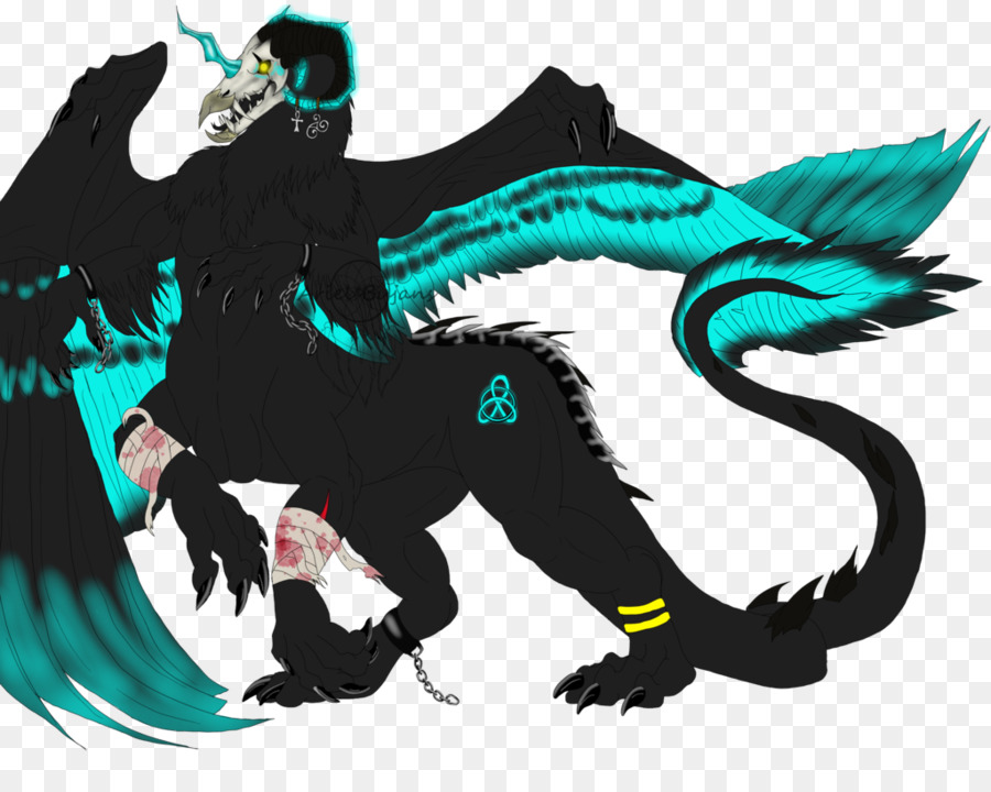 Dragon Noir，Ailes PNG