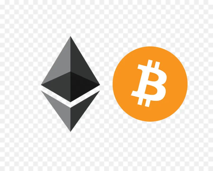 Ethereum Et Bitcoin，Numérique PNG