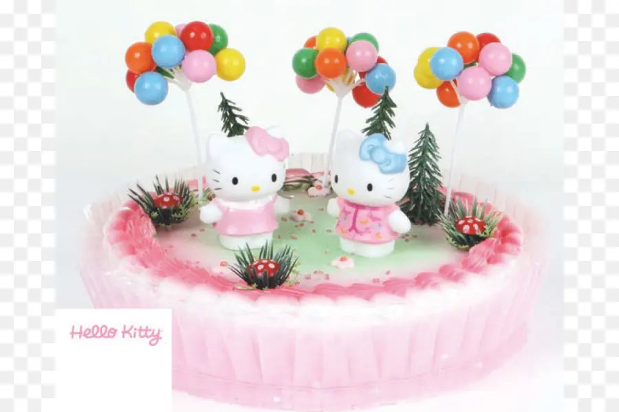 Gâteau Hello Kitty，Anniversaire PNG