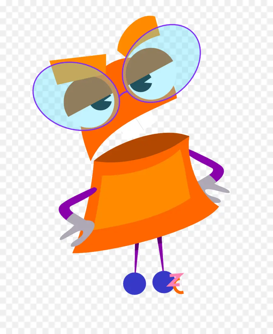 Personnage De Dessin Animé Orange，Dessin Animé PNG