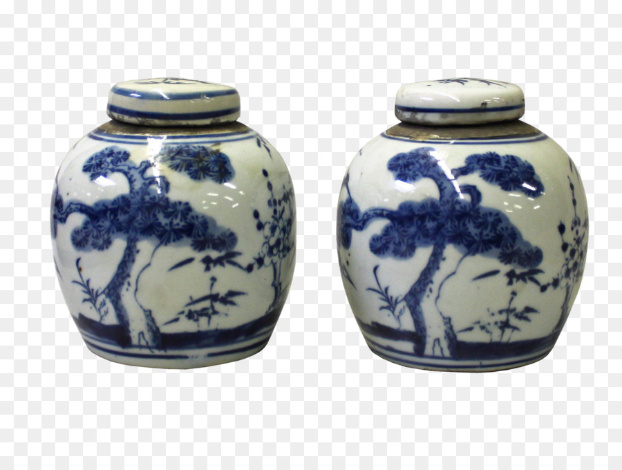 Vases，Bleu PNG