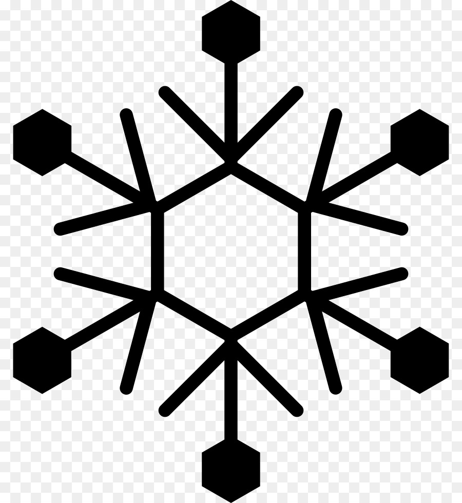 Flocon De Neige，Noir PNG