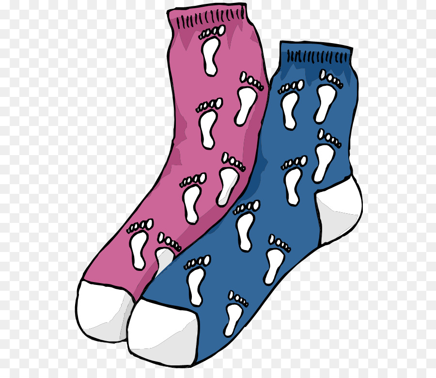 Chaussettes，Empreintes PNG